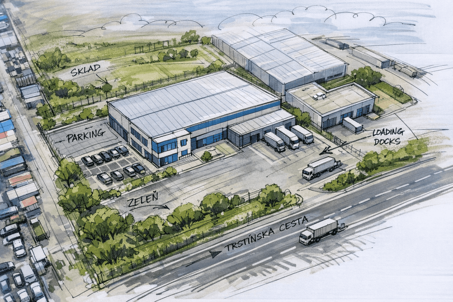 FOX - Strategický pozemok v komerčno-priemyselnej zóne, Trnava - 1
