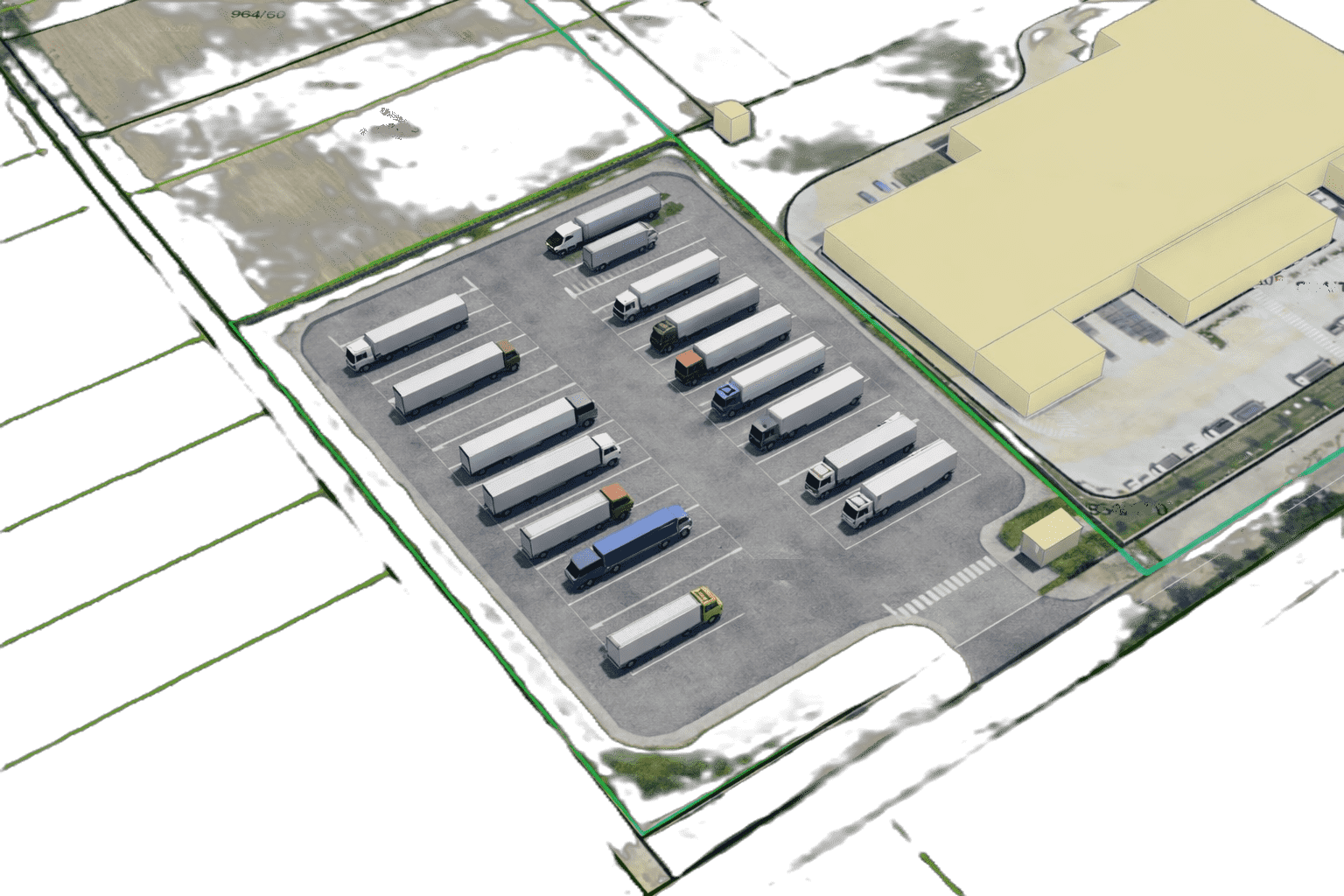 FOX - Na predaj pozemky v priemyselnej časti obce Šelpice - 1